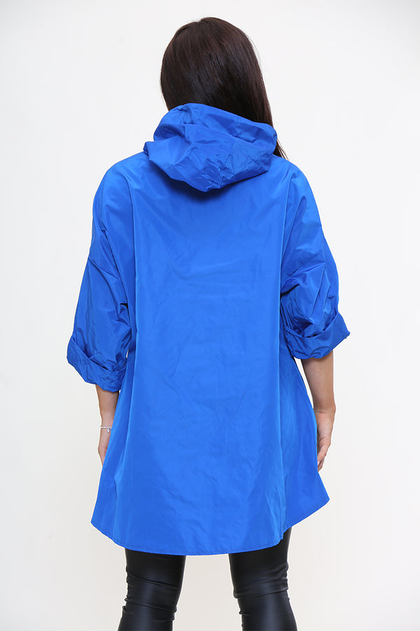 Zip Up Rain Jacket Hope Print